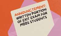 Announcement on Registration for Pre-Internship Exam for MBBS Students